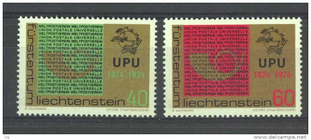 Liechtenstein  :  Yv  550-51  ** - Unused Stamps