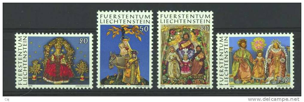 Liechtenstein  :  Yv  603-06  ** - Unused Stamps