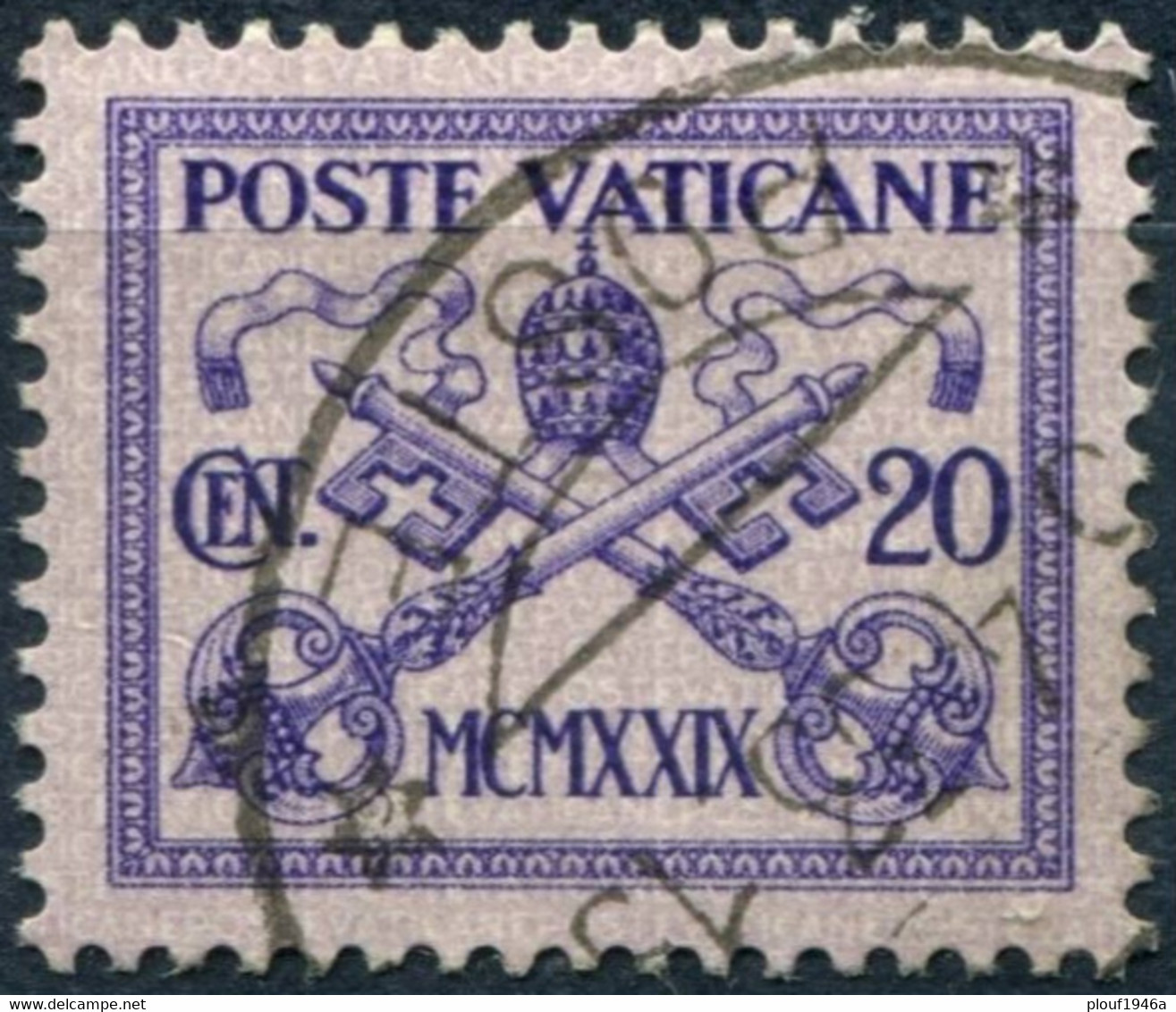 Pays : 495 (Vatican (Cité Du))  Yvert Et Tellier N° :    28 (o) - Oblitérés