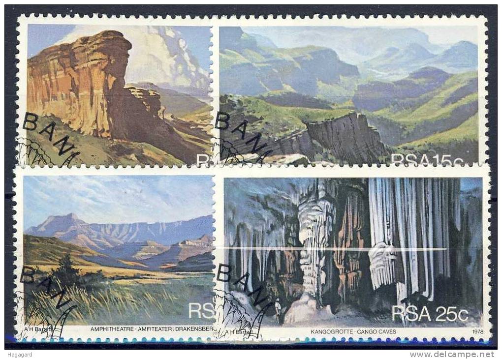 #RSA 1978. Tourism: Mountains. Michel 548-51. Cancelled(o) - Used Stamps