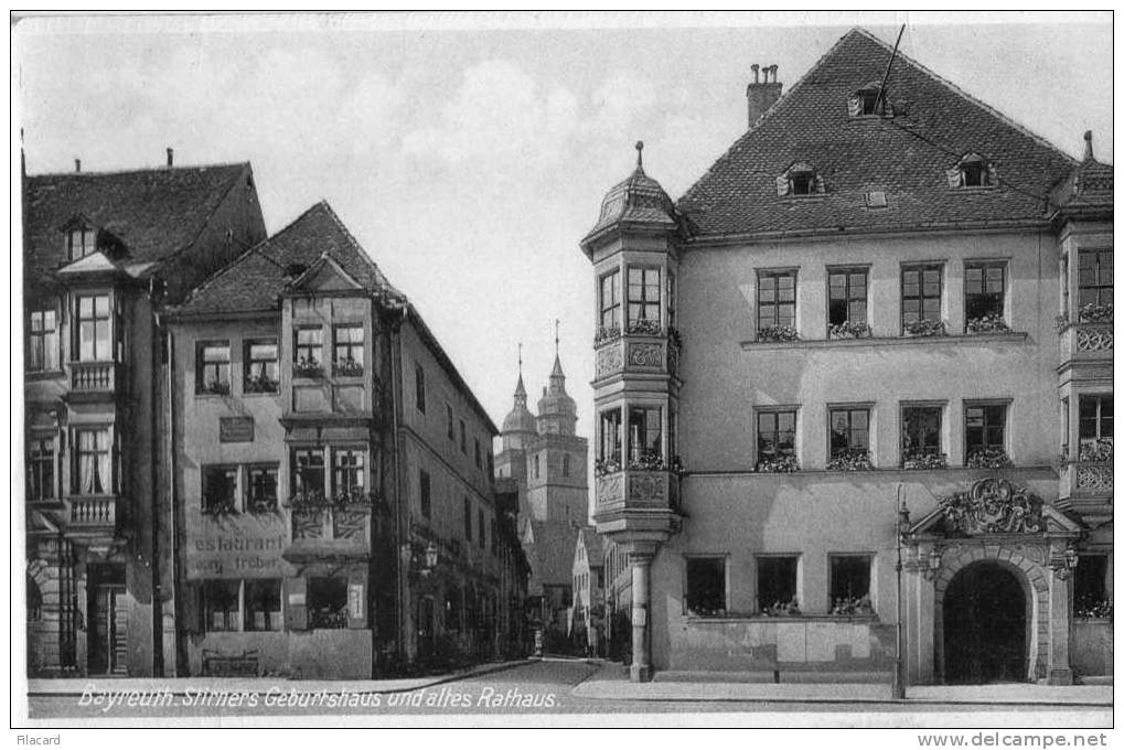 12733    Germania,     Bayreuth ,  Stirners Geburtshaus Und Altes Rathaus,  NV - Bayreuth