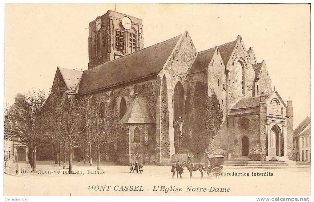 TOP!! MONT-CASSEL * L'EGLISE NOTRE-DAME **!! - Cassel