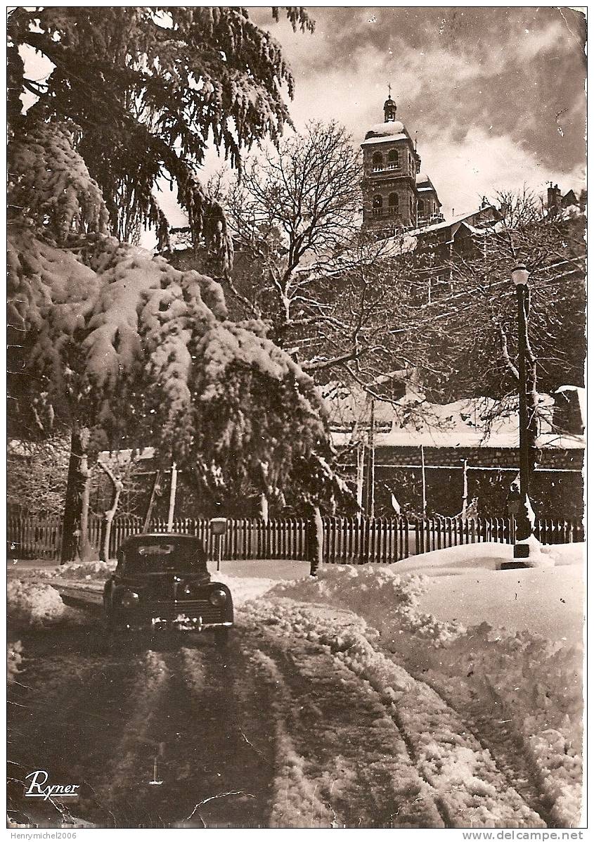 Hautes Alpes , Briançon Sous La Neige En 1952 , Ed Photo Ryner - Briancon