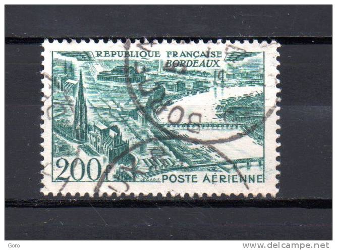 Francia   1949  .-   Y&T Nº    25   Aéreo - 1927-1959 Gebraucht