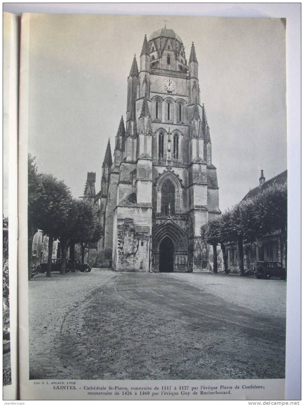 ARTICLE-REGIONNALISME - Saintes - La Rochelle - Les Sables d'Olonne -  1939 - églises , cathédrales