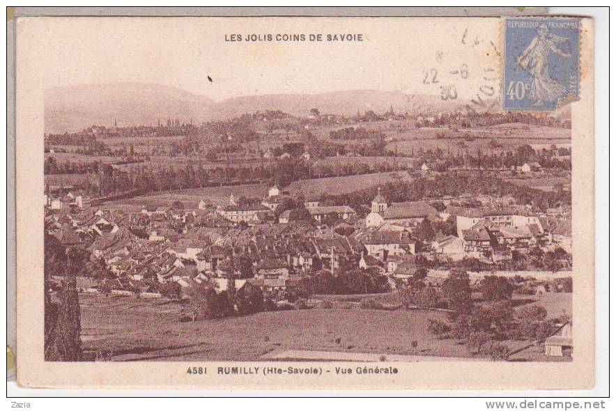 74.225/ RUMILLY - Vue Générale - Rumilly