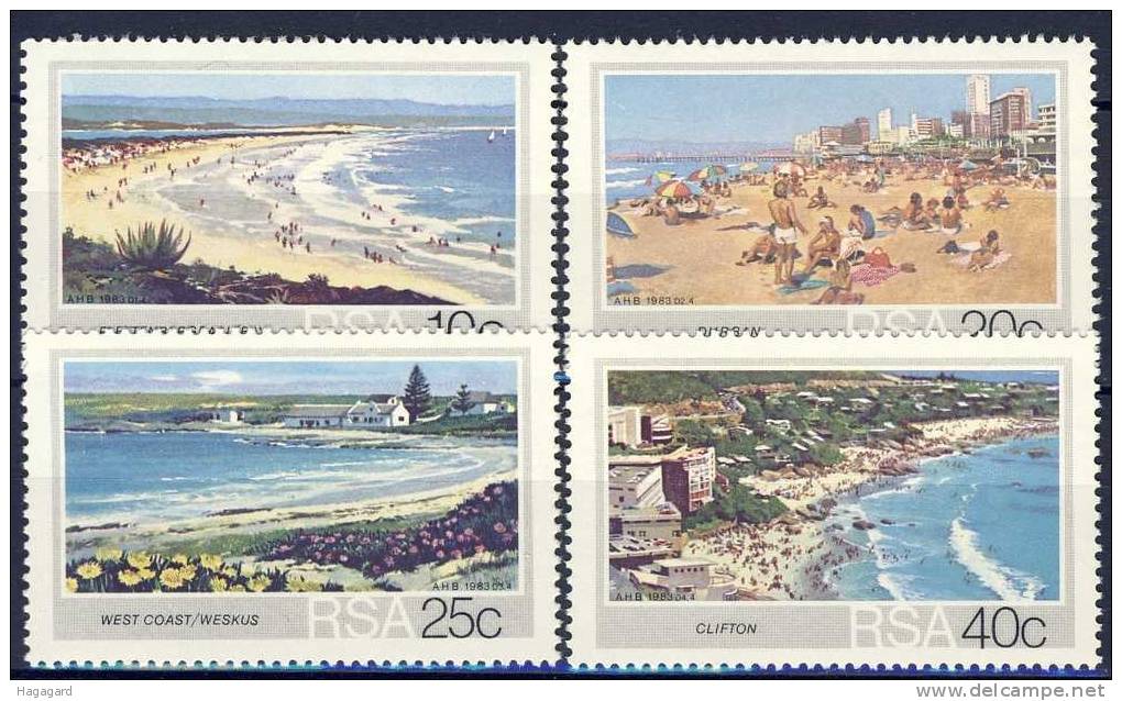 #RSA 1983. Tourism. Michel 638-41. MNH(**) - Unused Stamps