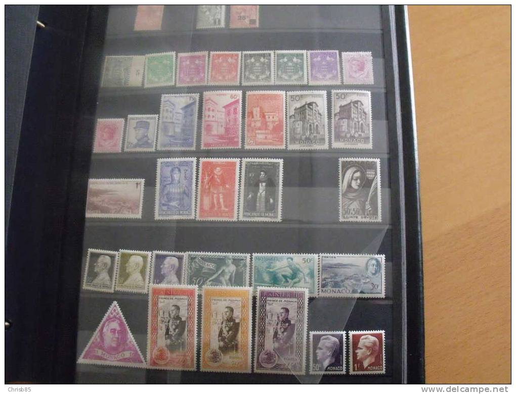 COLLECTION TIMBRES MONACO NEUVE 1950 A 1979 - Collections, Lots & Séries