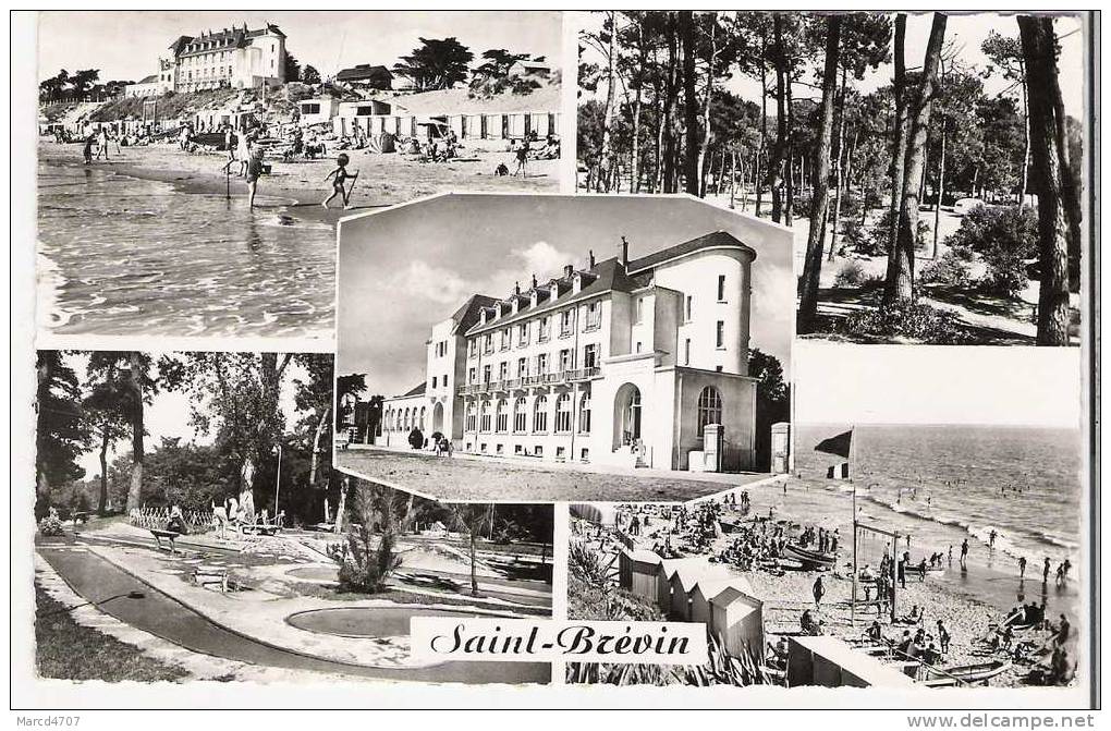 SAINT BREVIN 44 Carte Multivues Golf Camping Hotel Etc Editions Des Arts Carte Dentelée Véritable Photo - Saint-Brevin-les-Pins