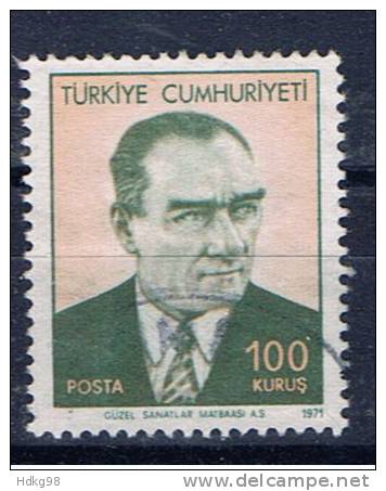 TR+ Türkei 1971 Mi 2214 Atatürk - Oblitérés