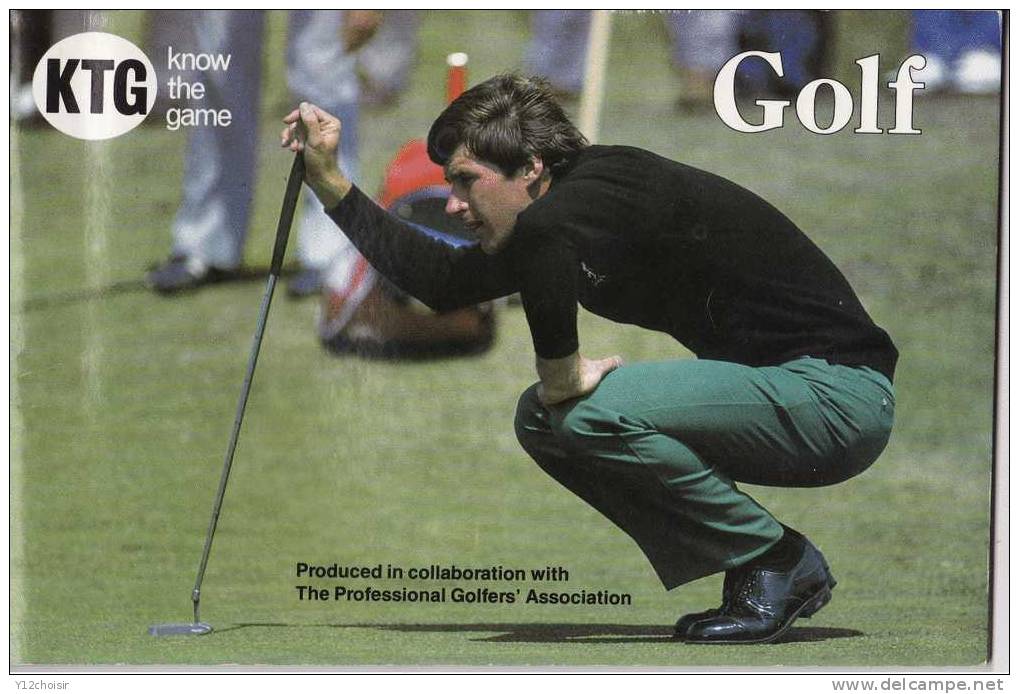 LIVRE DE GOLF KTG PROFESSIONNEL GOLFERS ASSOCIATION  JEU 1985 KNOW THE GAME - 1950-Aujourd'hui