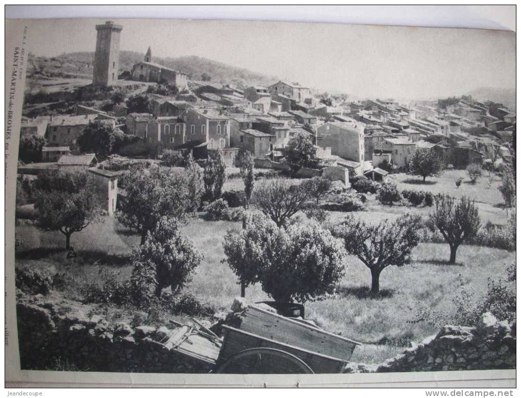 PHOTO - REGIONNALISME - Saint Martin De Bromes- Riez - Moustiers Sainte Marie - Aiguines -Gréoux Les Bains- 1938 - Historische Dokumente