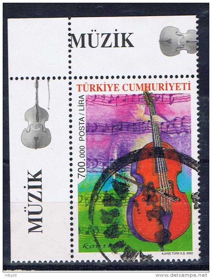 TR Türkei 2002 Mi 3322 Instrument - Oblitérés