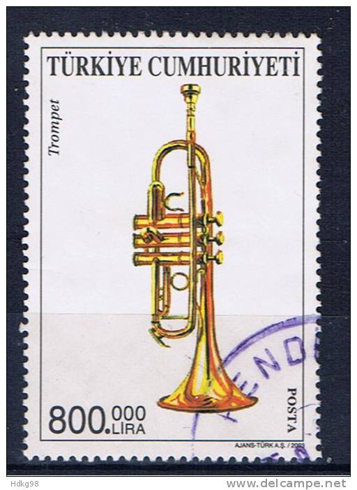 TR Türkei 2003 Mi 3356 Instrument - Used Stamps