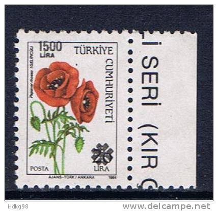 TR Türkei 1990 Mi 2897 Mng Blume - Oblitérés