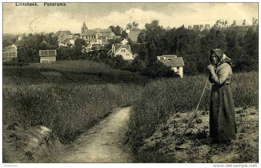 LINKEBEEK.  -  Panorama    -  1910 -  TRES   BELLE CARTE  - - Linkebeek