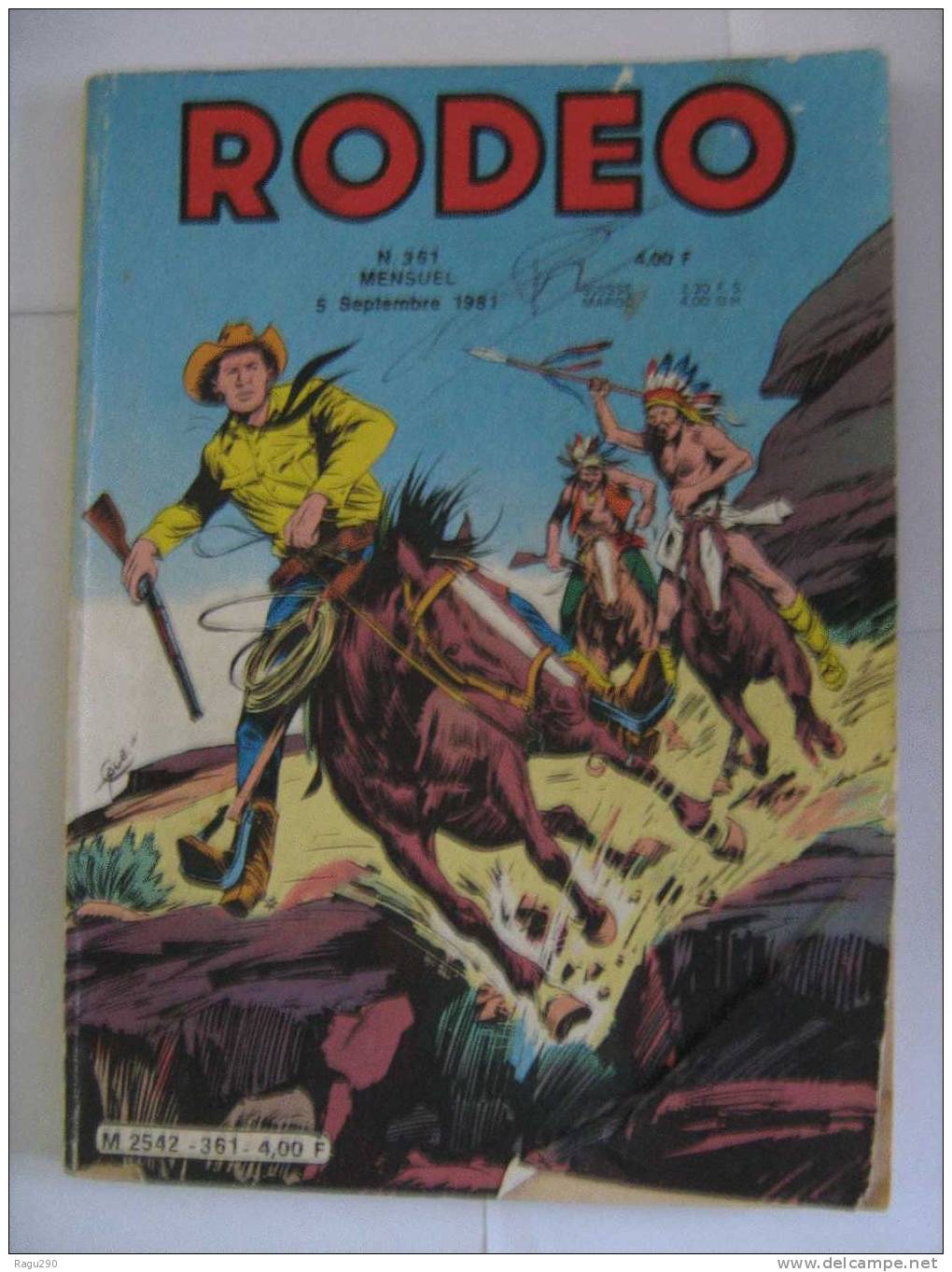 BD  - RODEO N° 361 - éditions  LUG - Petit Format - - Rodeo