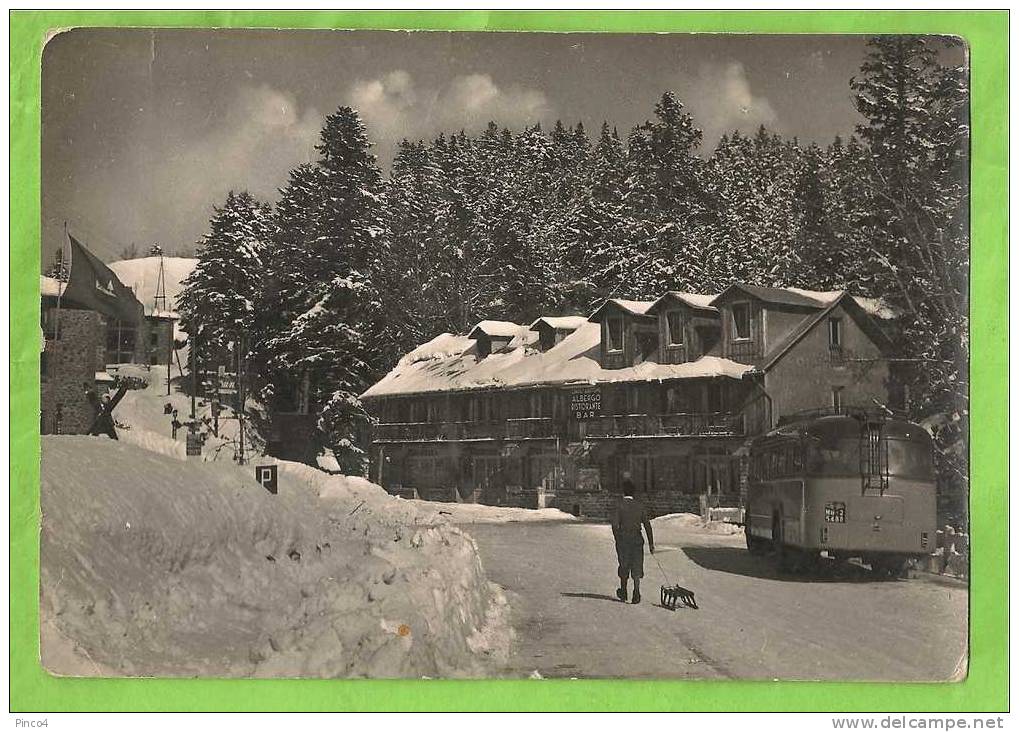 ABETONE PISTOIA CARTOLINA FORMATO GRANDE VIAGGIATA NEL 1953 - Pistoia