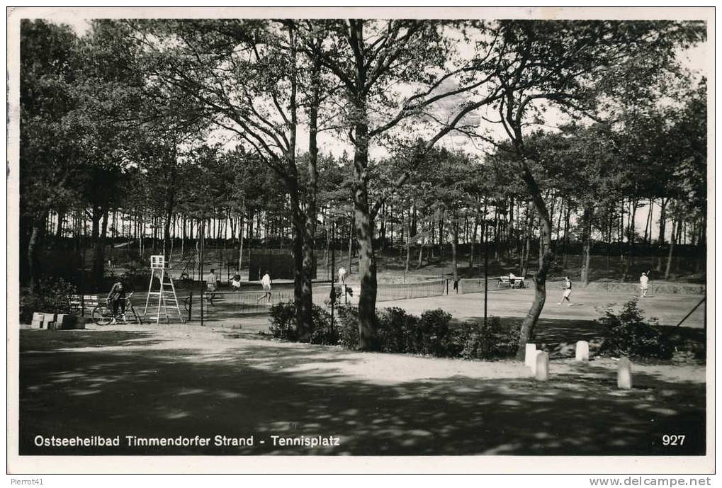 ALLEMAGNE - TIMMENDORF Près HAMBURG - Ostseeheilbad Timmerdorfer Strand - Tennisplatz - Timmendorfer Strand