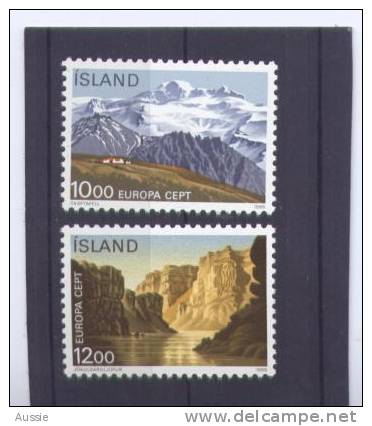 Cept 1986 Islande IJsland Yvertn° 601-02 *** MNH - 1986