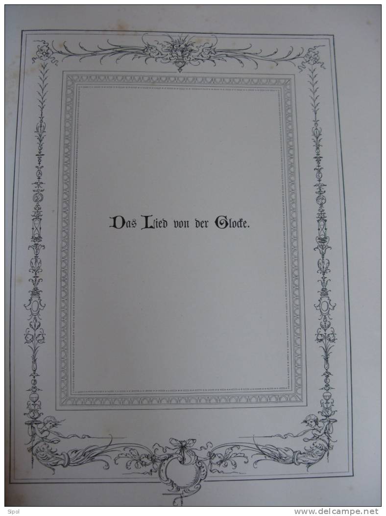 Das Lied Von Der Glocke  Von Friedrich  Von Schiller - Illustrirt In 17 Compostionen Von A Von Liezen Maner + Ex Libris - Musica