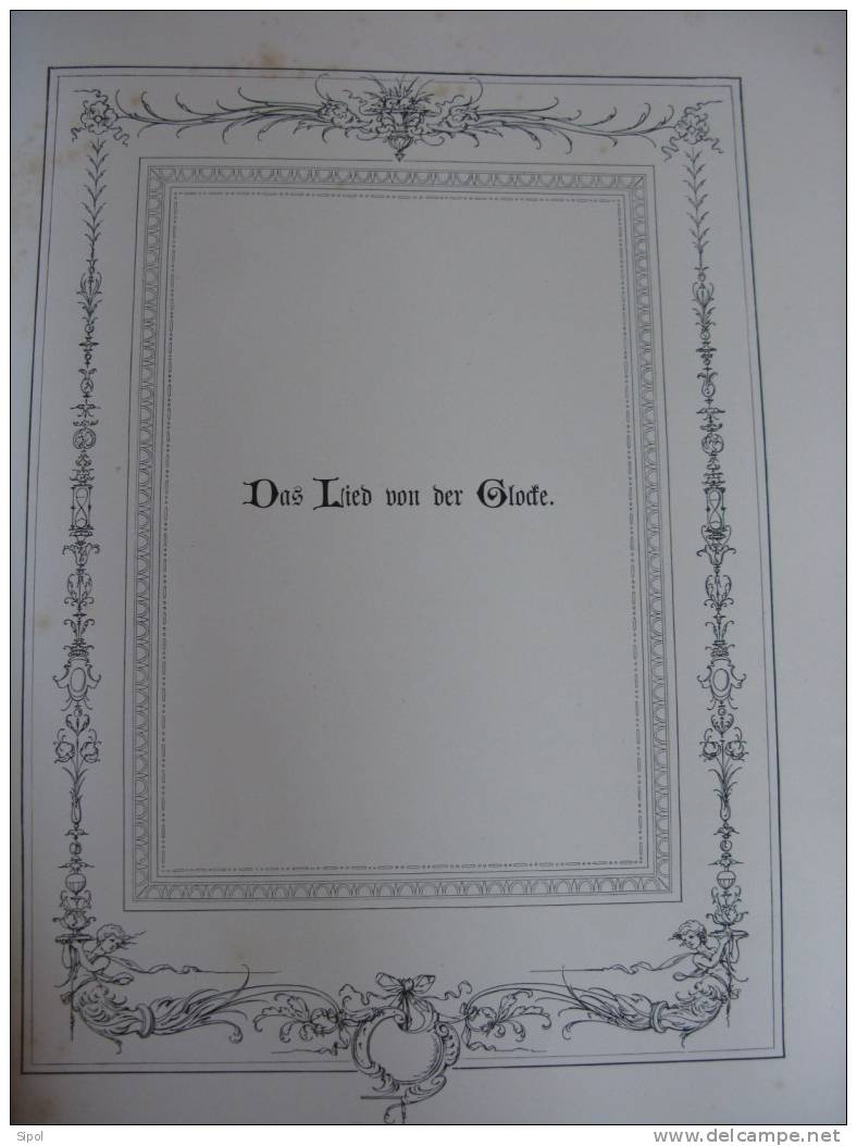 Das Lied Von Der Glocke  Von Friedrich  Von Schiller - Illustrirt In 17 Compostionen Von A Von Liezen Maner + Ex Libris - Música