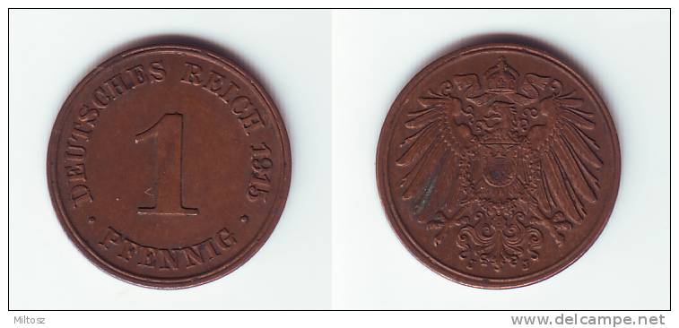 Germany 1 Pfennig 1915 J - 1 Pfennig
