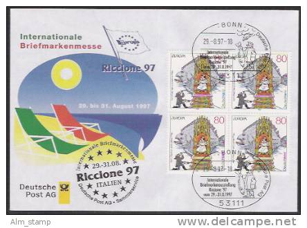 1997 Allem Fed.   Stamp Exebition Riccione   Mi. 1915-16 Europa: Sagen Und Legenden - 1997