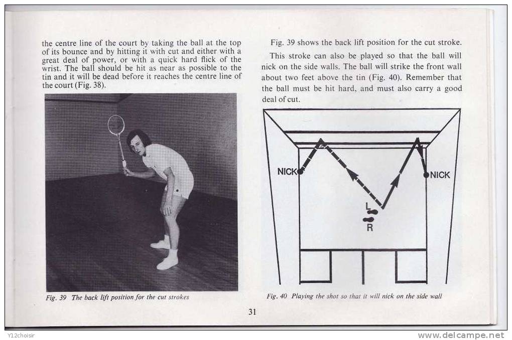 LIVRE SQUASH RACKETS KTG KNOW THE GAME JEU PREFACE SIGNEE MAJOR GENERAL AR FYLER CB OBE PSDT ASSOCIATION JEU - 1950-Aujourd'hui