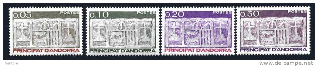 FRENCH ANDORRA 1983  Primitive Vallees    Yvert Cat N° 316/24  MNH ** Absolutely Perfect - Archaeology