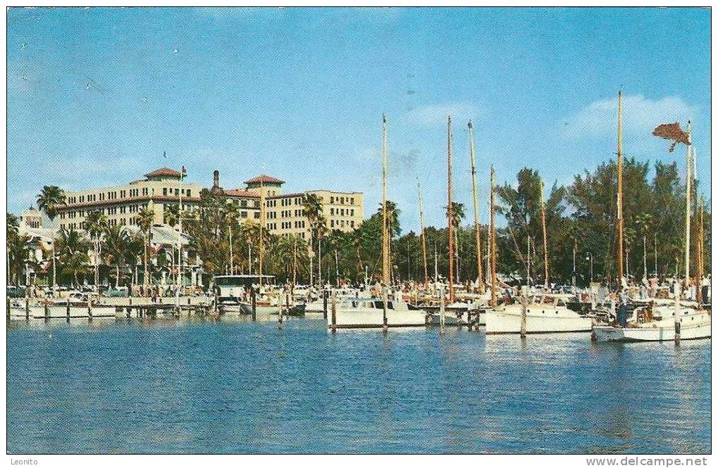 Yacht Club And Yacht Bassin Of St. Petersburg Florida 1960 - St Petersburg