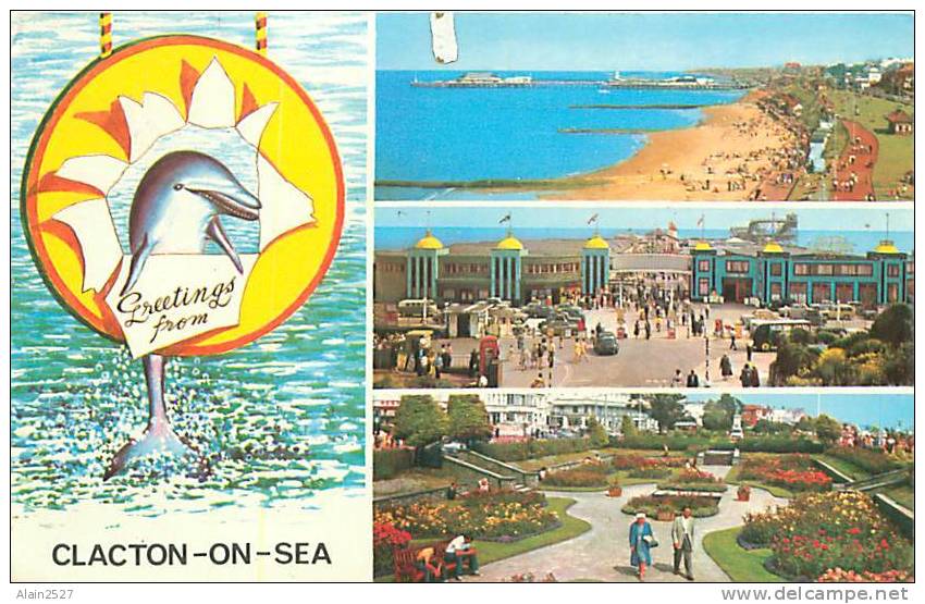 CLACTON-ON-SEA - Greensward And West Beach, The Pier, Marine Parade Gardens (PLC8683) - Clacton On Sea
