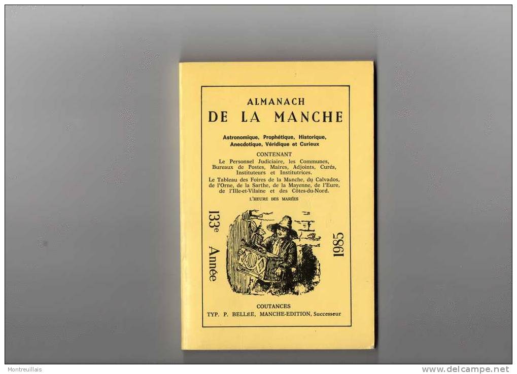 Almanach De La Manche, Année 1985, Petit Format, 256 Pages, Une Mine De Renseignements - Normandie