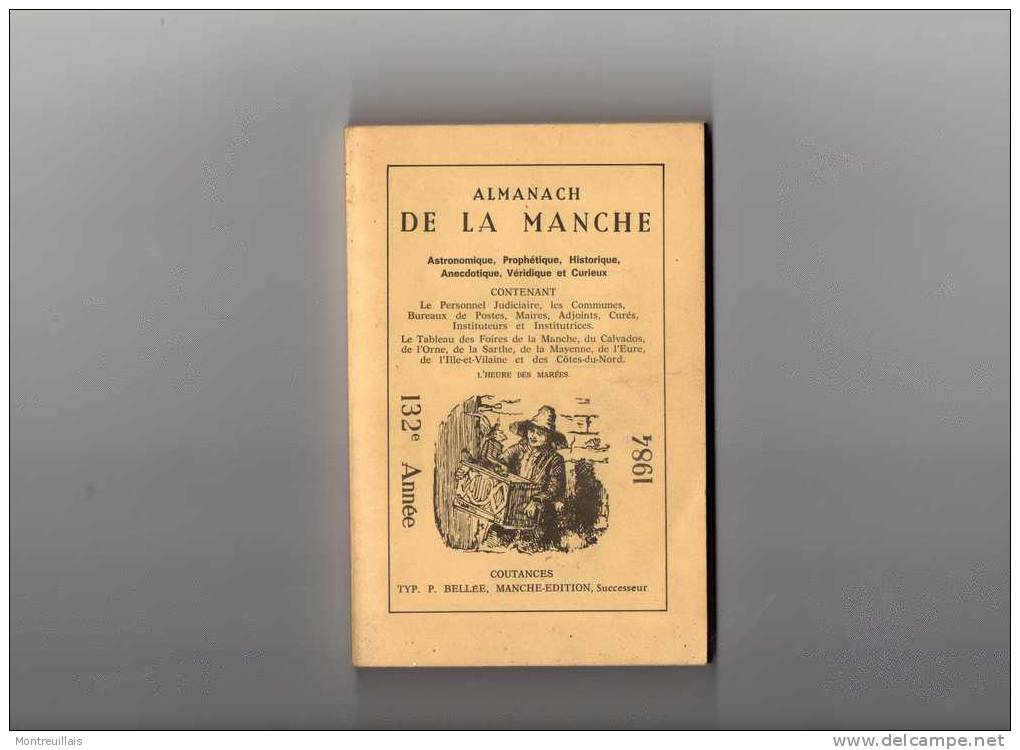Almanach De La Manche, Année 1984, Petit Format, 256 Pages, Une Mine De Renseignements - Normandie
