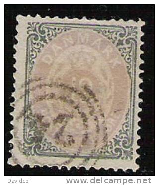 R296.-.DENMARK / DINAMARCA .-. 1875 .-. SCOTT  #: 29 .-.  USED .-. - Used Stamps