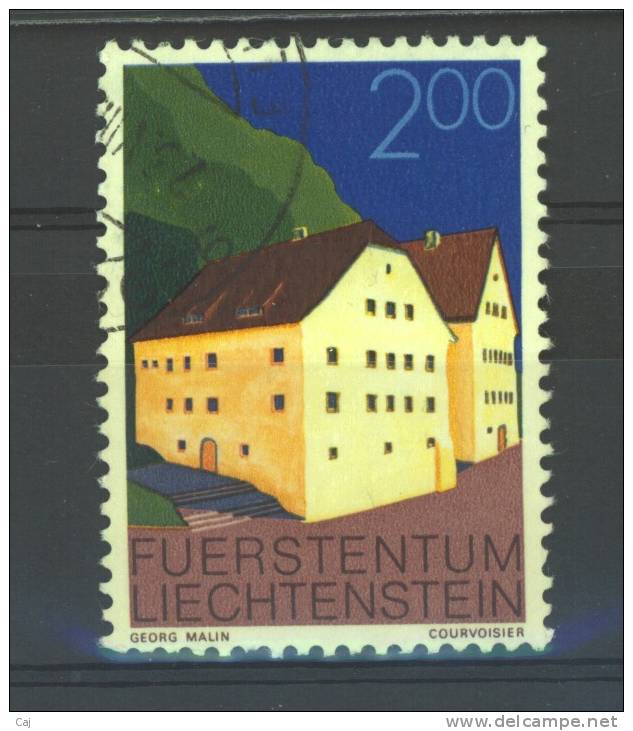 Liechtenstein  :  Yv  646  (o) - Oblitérés
