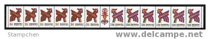 1992 Chinese New Year Zodiac Stamps Booklet- Rooster Cock 1993 - Chines. Neujahr