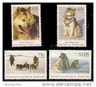 Australian Antarctic 1994 Huskies Dogs Stamps Husky Dog Pet Sledge Sled - Ungebraucht
