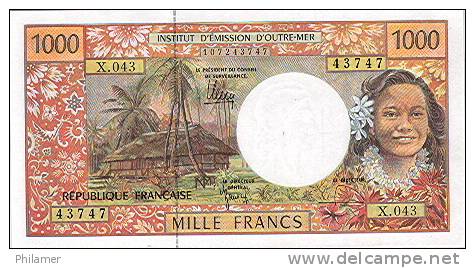 X.043 Nouvelle Caledonie Billet Monnaie Banknote IEOM 1000 F Derniers Signatures 2010 Neuf UNC - Nouvelle-Calédonie 1873-1985