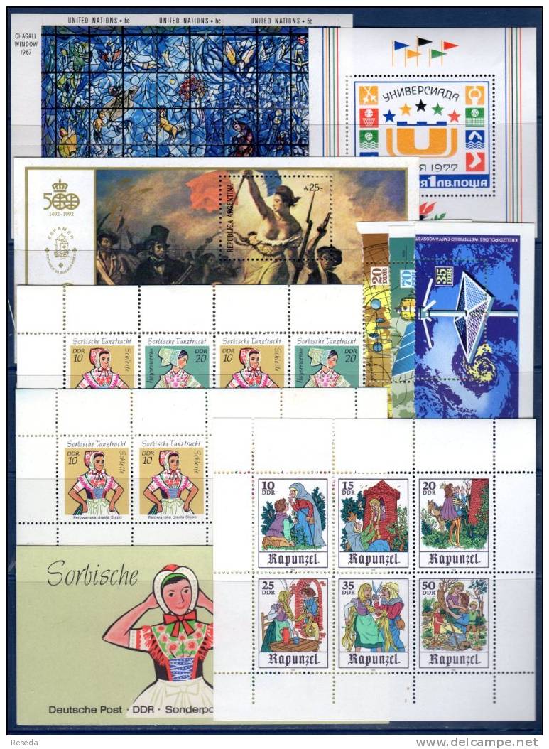 Collections De Blocs Feuillets **  MNH - Lots & Kiloware (max. 999 Stück)