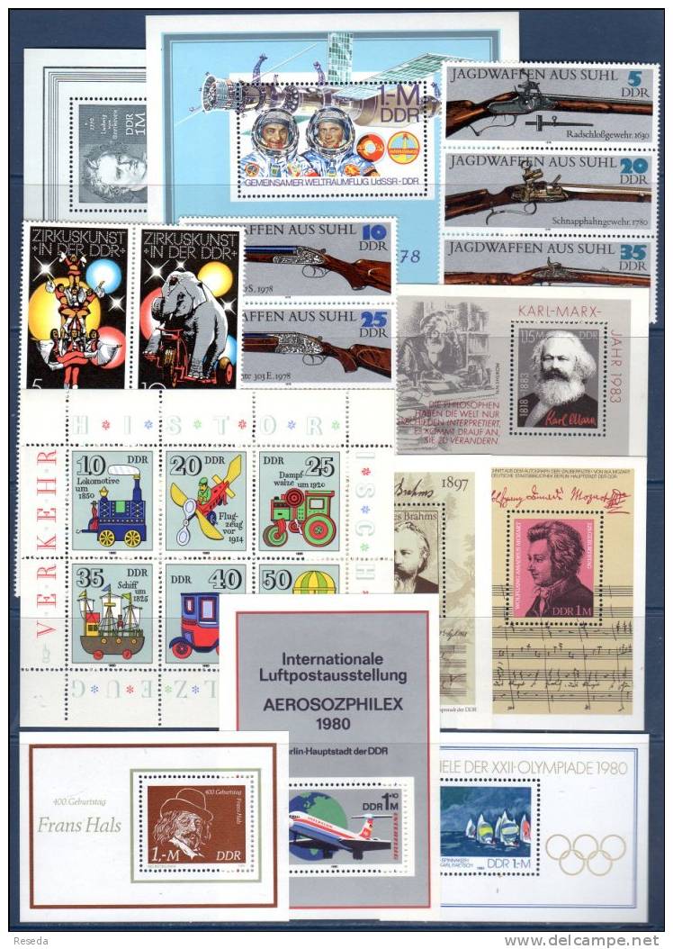 Collections De Blocs Feuillets **  MNH - Lots & Kiloware (max. 999 Stück)