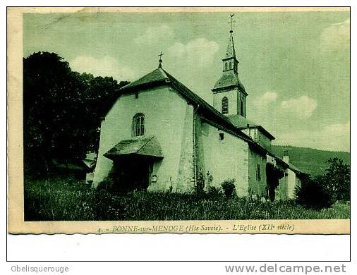 74 BONNE EN MENOGE L EGLISE N ° 4 - Bonne