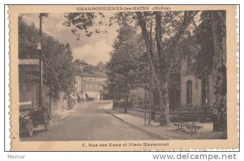 CHARBONNIERES-les-BAINS Rue Des Eaux Et Place Marsonnat - Charbonniere Les Bains