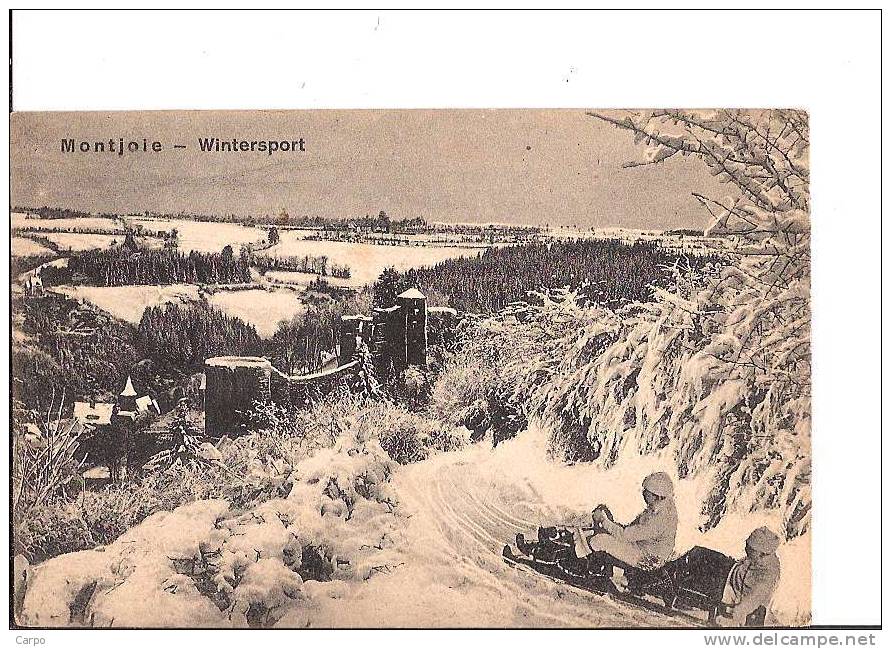 Montjoie ( Monschau). Wintersport. - Monschau