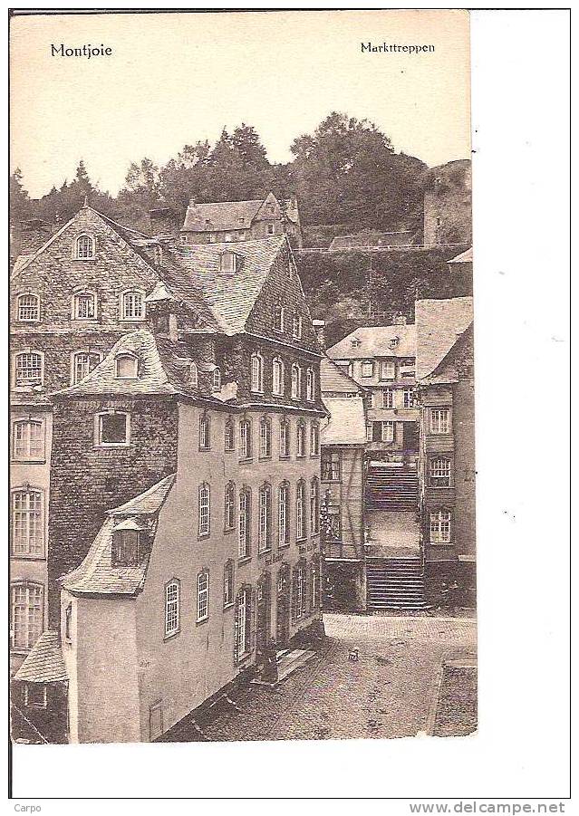 Montjoie ( Monschau). Marktreppen. - Monschau