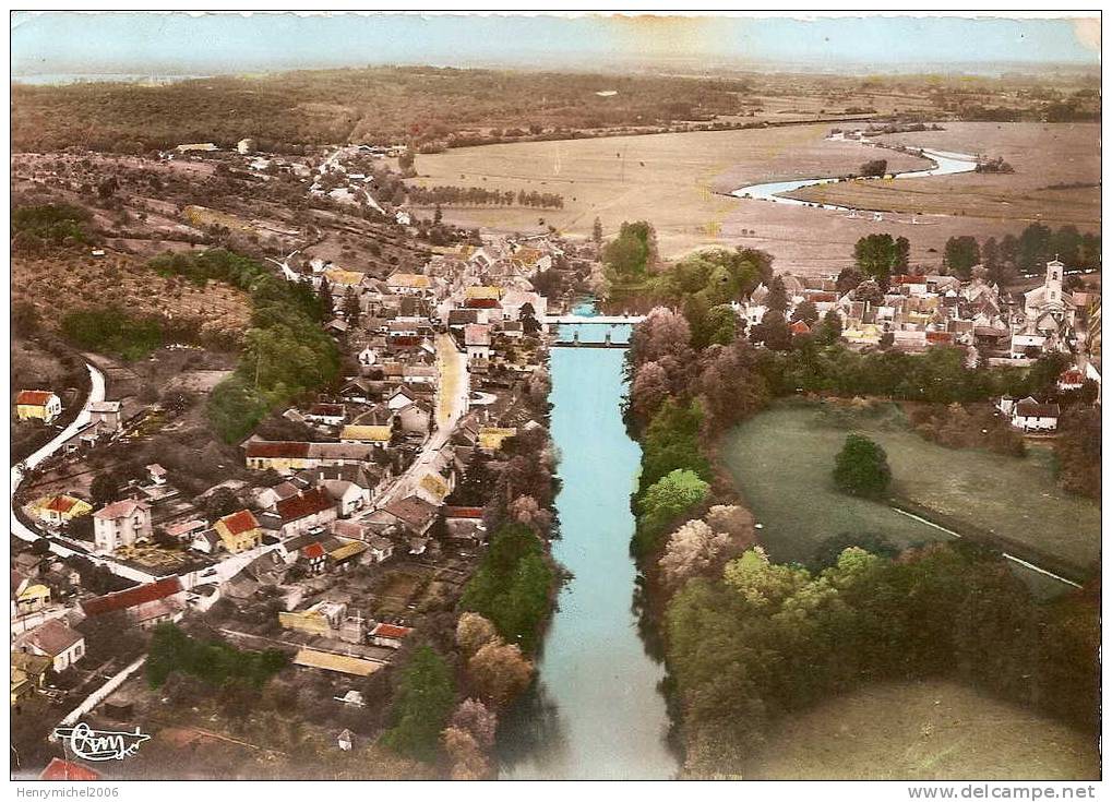 Cote D'or - Pontailler Sur Saone , Vue Aérienne Sur Le Quartier St Jean Et La Sone , Ed Photo Cim - Autres & Non Classés