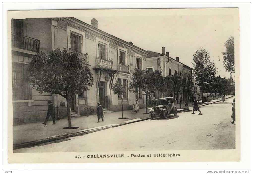 ORLEANSVILLE. - Postes Et Télégraphes - Chlef (Orléansville)