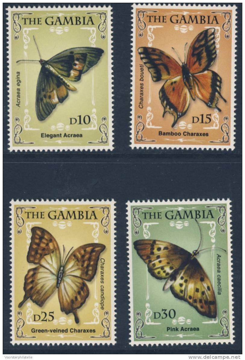 11 - GAMBIA 2010 BUTTERFLIES PAPILLON SCHMETTERLING VLINDERS MNH - Gambia (1965-...)