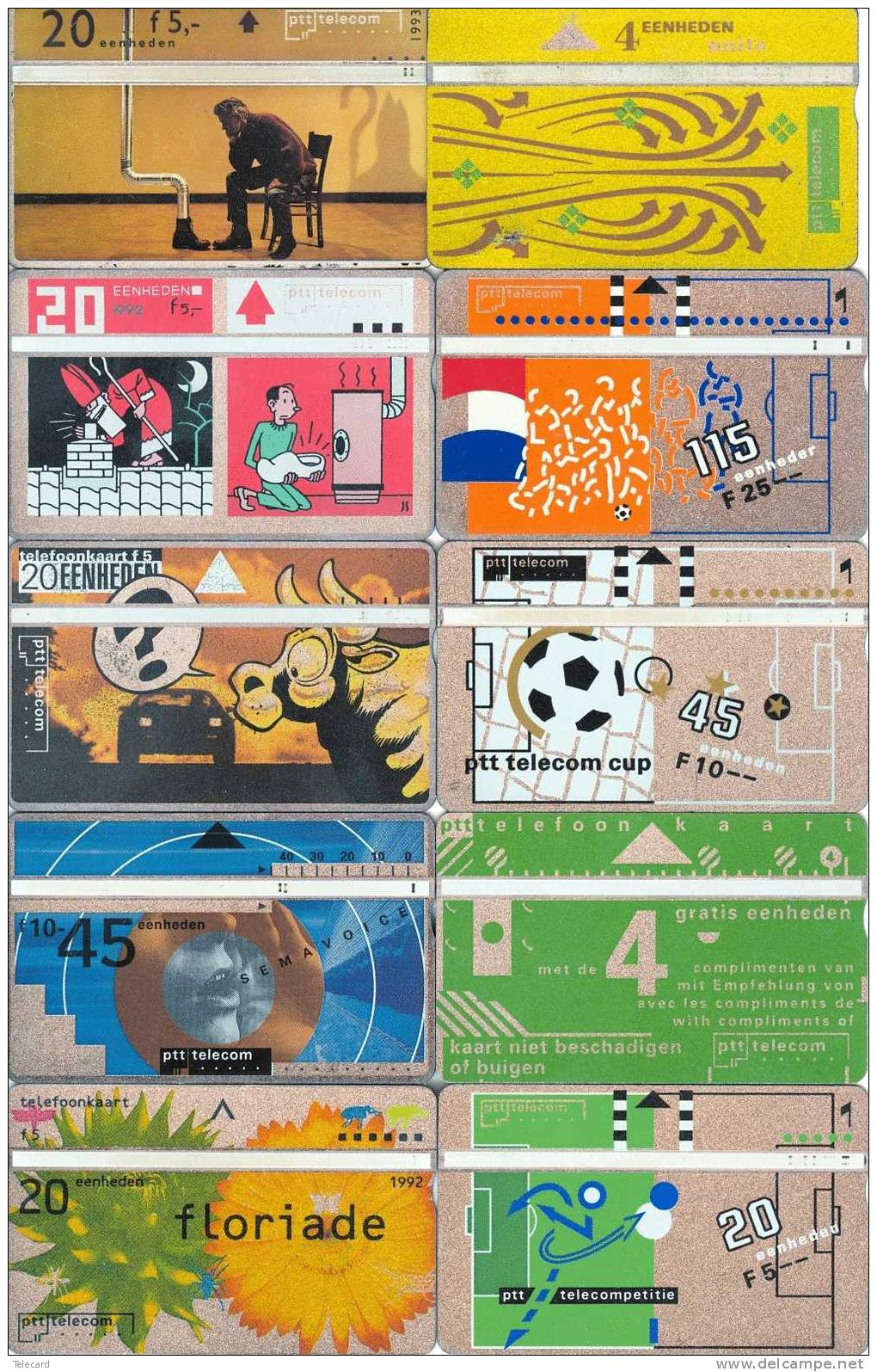 10 Télécartes Différentes De PAYS-BAS * LANDIS&GYR (LOT 11)  10 DIFFERENT PHONECARDS THE NETHERLANDS - Collezioni