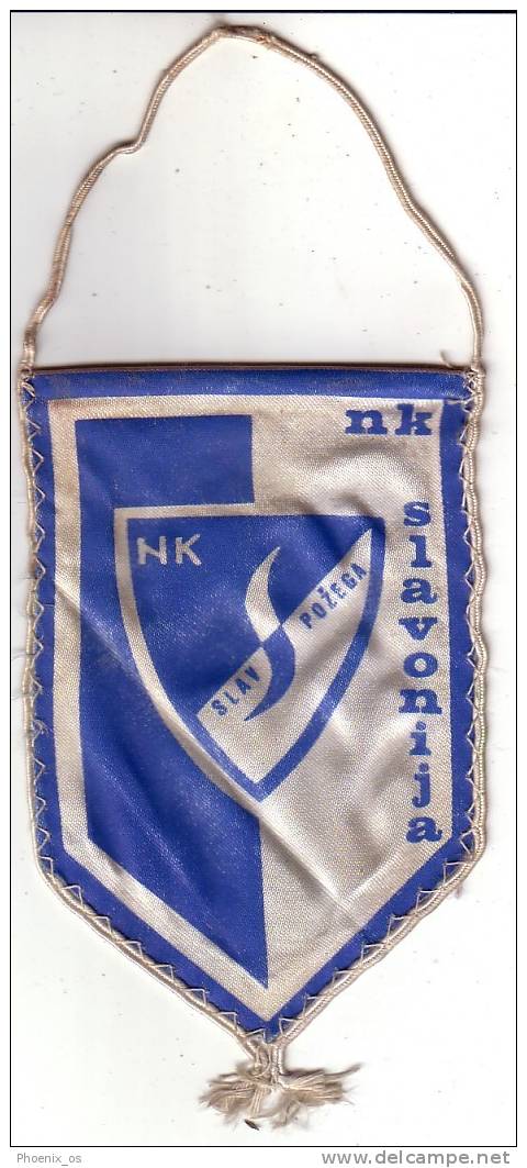 FOOTBALL / SOCCER - Yugoslavia / Croatia, Flag, Football Club Slavonija - Slavonska Požega - Kleding, Souvenirs & Andere
